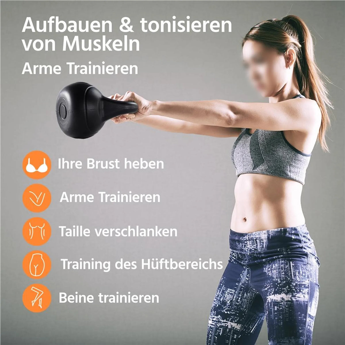 Kettlebell Yaheetech 6 kg – Noir – 22,5 × 19,5 × 26 cm