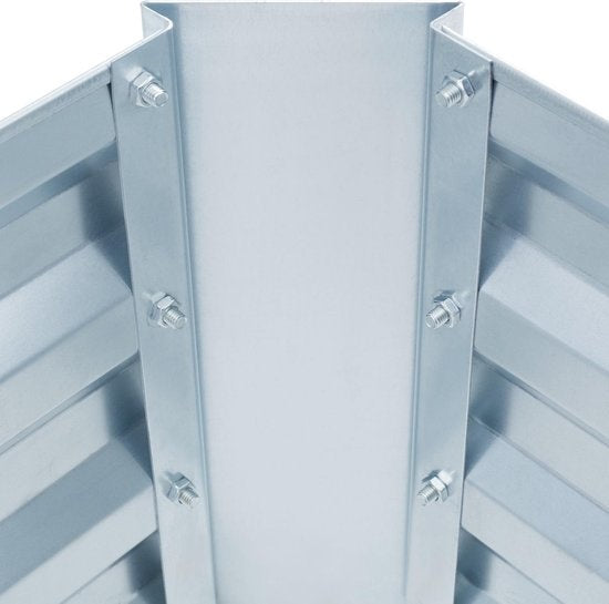 tectake - Jardinière haute Salvia galvanisée - 403446