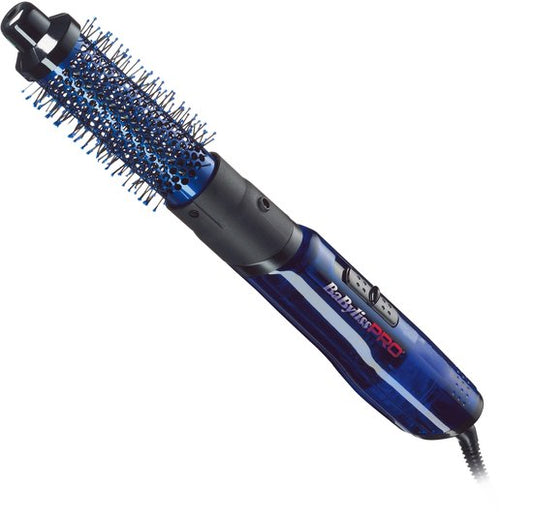 Brosse-sèche-cheveux BaBylissPRO - 34 mm - AirStyler - 700 W - 2 vitesses - Brosse à boucler - Bleu