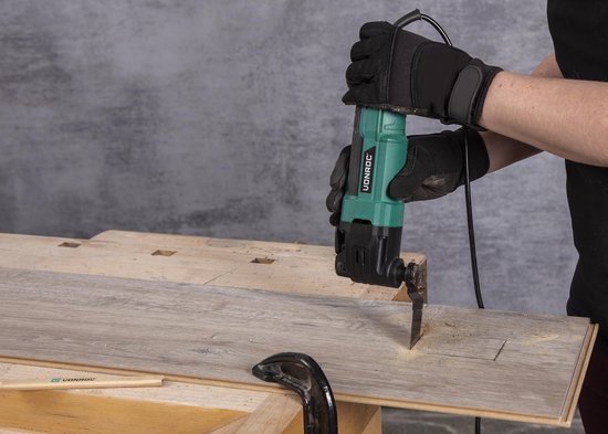 VONROC Multitool - Oscillant - 300W - Accessoires et sac de rangement inclus