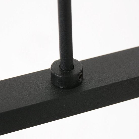 Suspension Vortex 3066ZW noire, 5 lumières, couleur de la lumière réglable, hauteur réglable, plastique/métal, Steinhauer