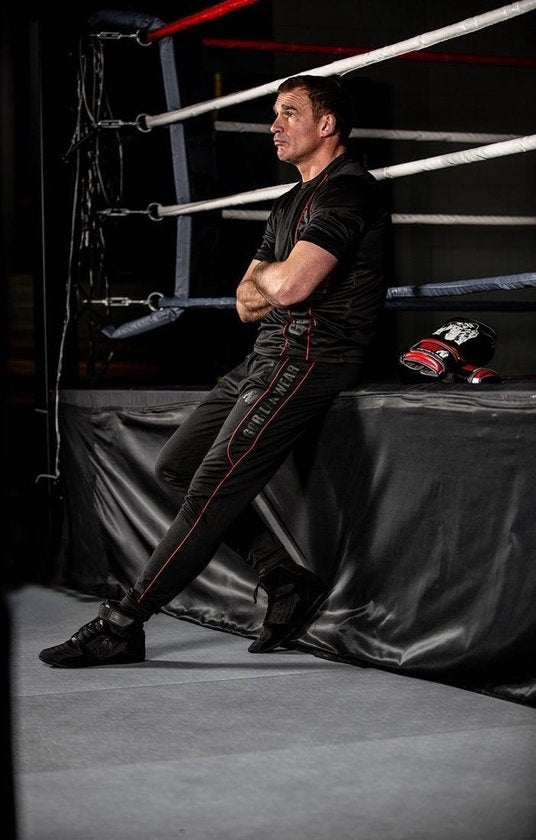 Pantalon d'entraînement Branson - Gorilla Wear - Noir/Rouge - M