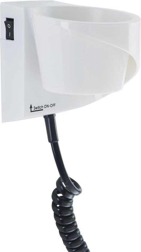 Solis Swiss Perfection Wall Mounted 443 - Hotel Hairdryer - White