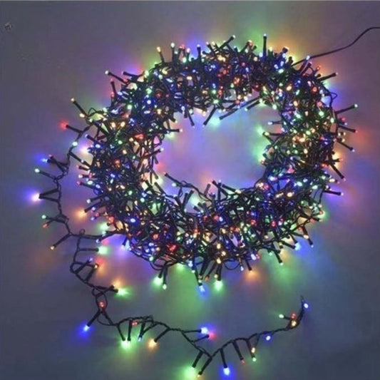Ceruzo Lumières de Noël colorées - Micro Cluster - 1000 LEDs - 20 mètres - 8 fonctions lumineuses + mémoire - multicolore