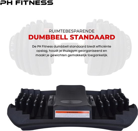 Ensemble d'haltères réglables DH FitLife 2026 - de 2,5 à 25 kg - 18 positions de poids