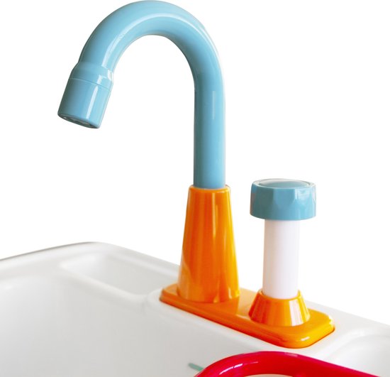 Bac à sable AXI Kelly avec cuisine jouet, anthracite/marron - Lavabo avec lot d'accessoires de 17 pièces - Bâche de protection et toile de sol incluses