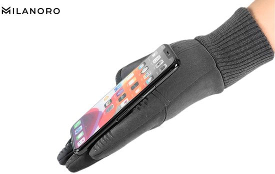 Milanoro - Gants imperméables et coupe-vent - Noir - L