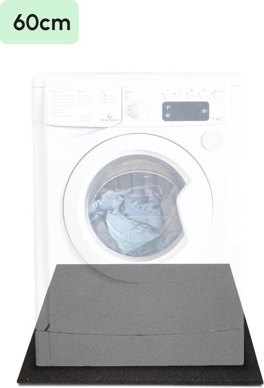 Bodo® 2 x tapis anti-vibrations pour lave-linge et sèche-linge - 60x60x0,8cm