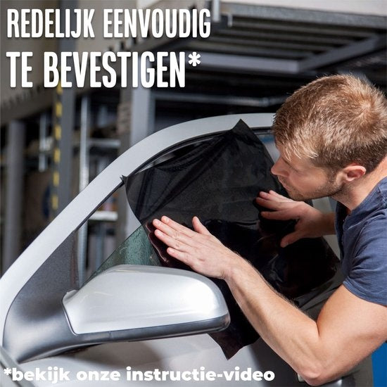 Homewell Film pour vitres d'auto HR++ 75x300 - Film teinté | Film auto antisolaire - Assombrissant 20