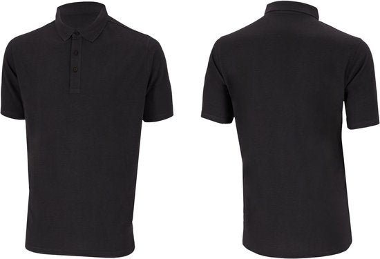 Bamboo Elements - Polo Homme - Gris anthracite L - Polo Homme - Manches courtes - Tissu piqué - T Shirt Homme - Bamboo