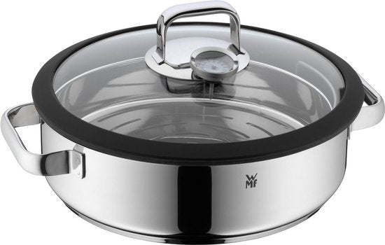 WMF Vitalis - Cocotte à vapeur et à rôtir - Ø 28 cm - Acier inoxydable - Avec couvercle - Compatible induction