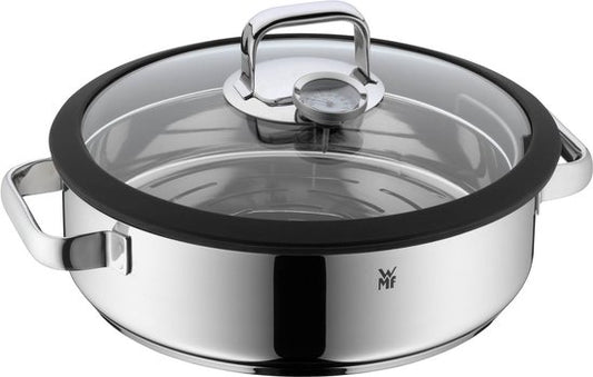 WMF Vitalis - Cocotte à vapeur et à rôtir - Ø 28 cm - Acier inoxydable - Avec couvercle - Compatible induction