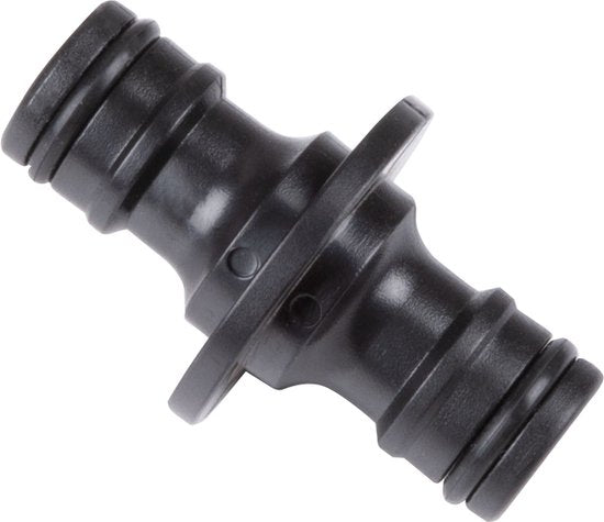 BLACK+DECKER Tuyau d'arrosage interconnectable - ⌀ 3.2 x 5.2 CM - Permet de connecter 2 tuyaux - Noir