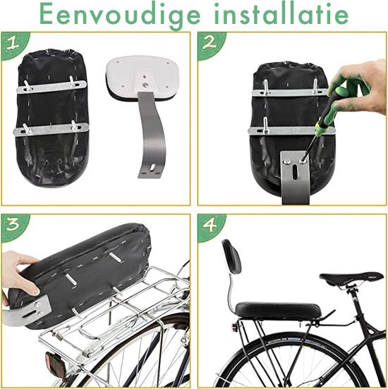 Siège vélo - Urban State - coussin porte-bagages