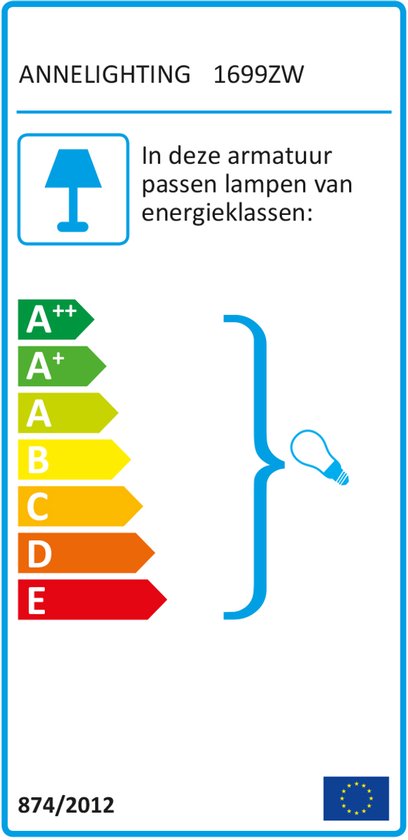 Applique murale Anne Lighting Fjorgard - Noir