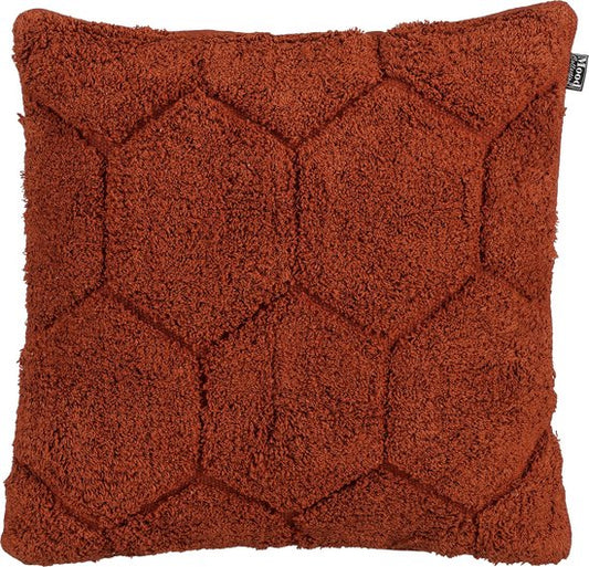 Coussin décoratif Jaimy de la collection In The Mood - 45 x 45 cm - Coton - Marron
