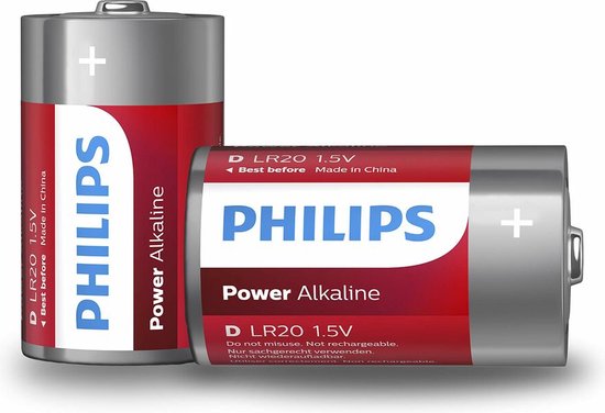 Philips LR20P2B - piles D / LR20 - 2 pièces
