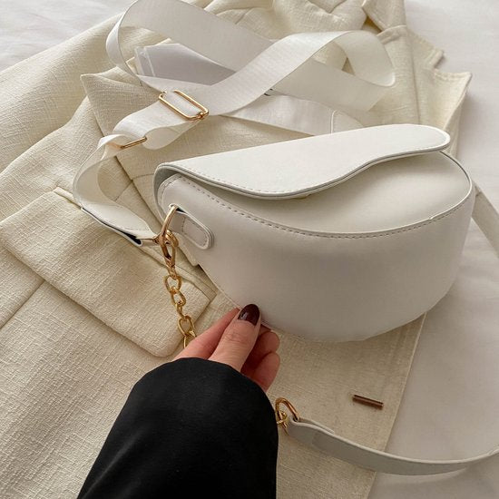 Sac à main pour dames - Pochettes pour dames - Sac à bandoulière pour dames - Pochette - Sac à bandoulière - Sac de soirée - Blanc