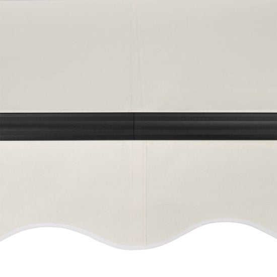 Auvent - 400 x 300 cm - Beige - Matériel de fixation inclus