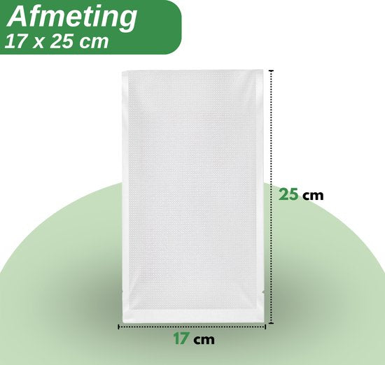 Vaive Vacuum Bags Food 17 x 25 - 100 pièces - Sacs sous vide - sans BPA