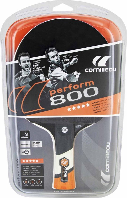 Raquette de tennis de table Cornilleau Perform 800 pour salle