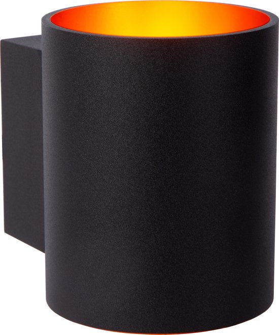 Lucide XERA - Applique murale - Ø 8 cm - 1xG9 - Noir