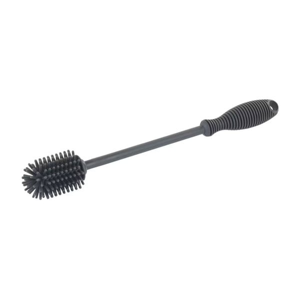 WENKO Sia Porte-bouteilles gris - 25 cm - Silicone - Tête de brosse Ø 3,5 cm