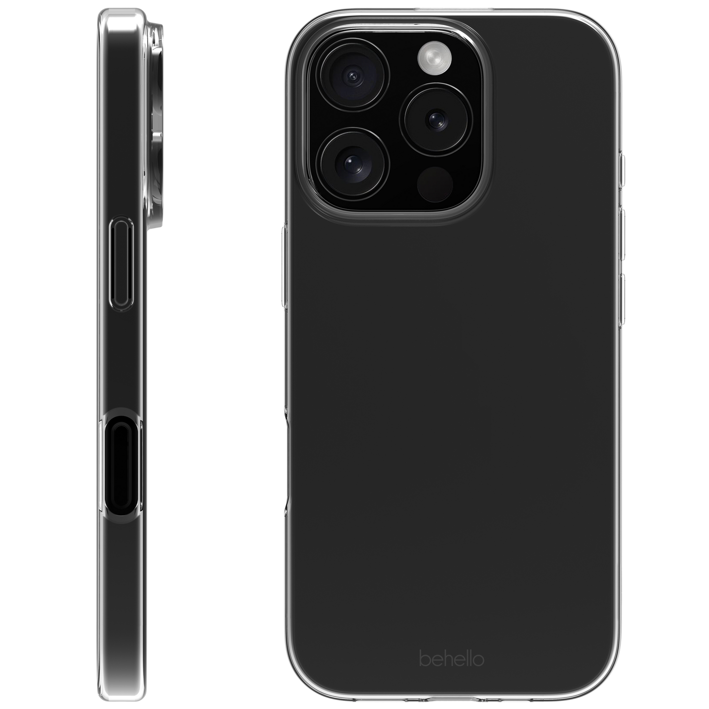 BeHello Phone case iPhone 16 Pro Max Thin Gel Case - Transparent