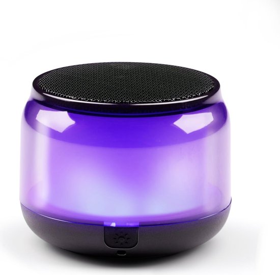 Enceinte Bluetooth portable - Boîte à musique avec éclairage RVB - Party box avec 3 heures d'autonomie - Enceinte sans fil avec USB-C