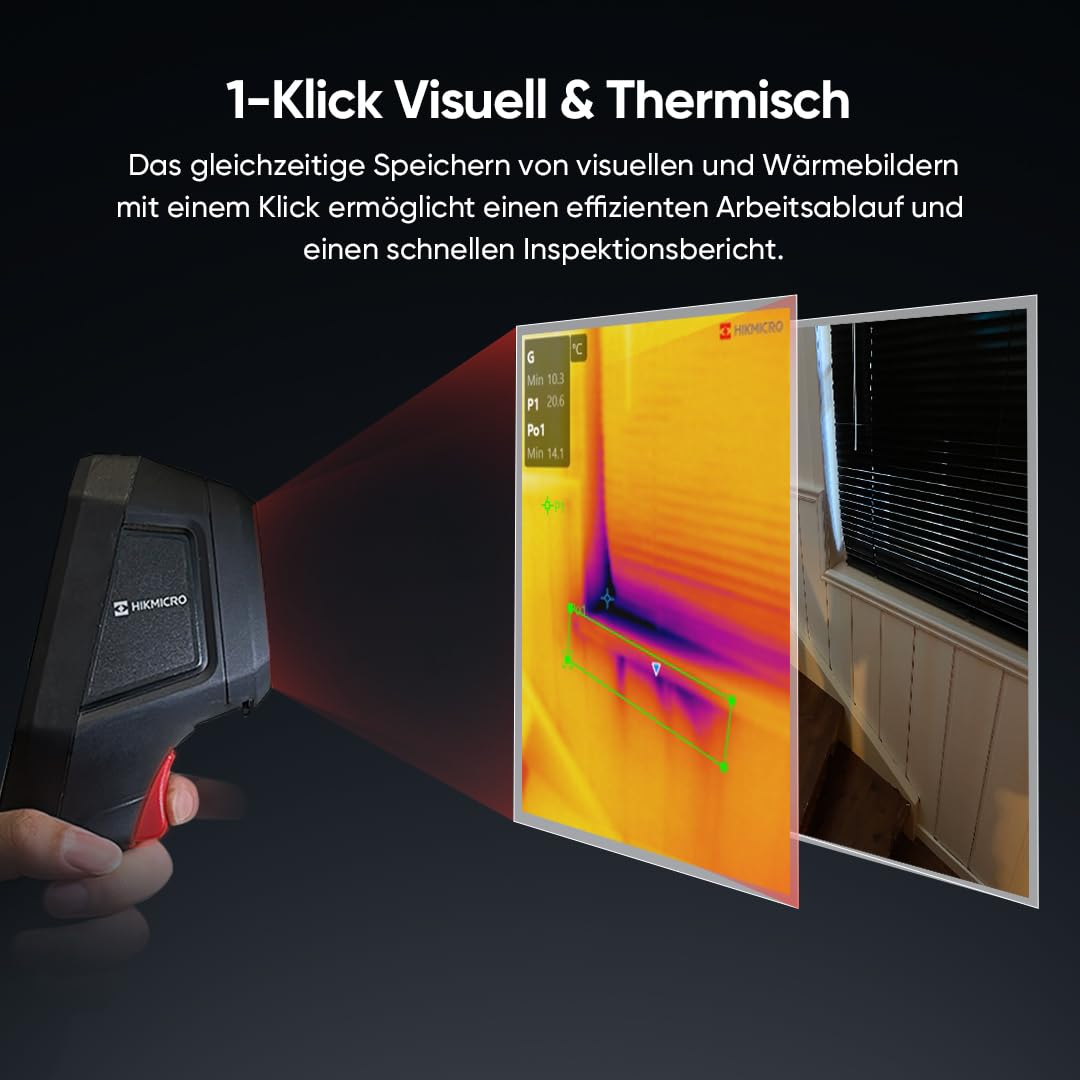 Caméra thermique HIKMICRO B10 - Résolution IR de 256 x 192