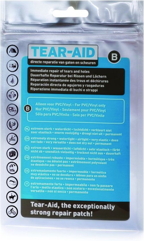 Tear-Aid - Produit de réparation - Type B - kit standard