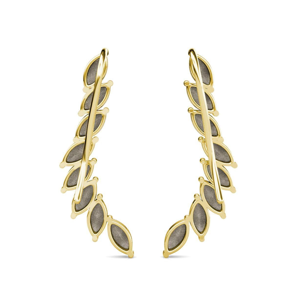 Boucles d'oreilles pour femmes - Yolora - Cristaux Kalpa Camaka - Or