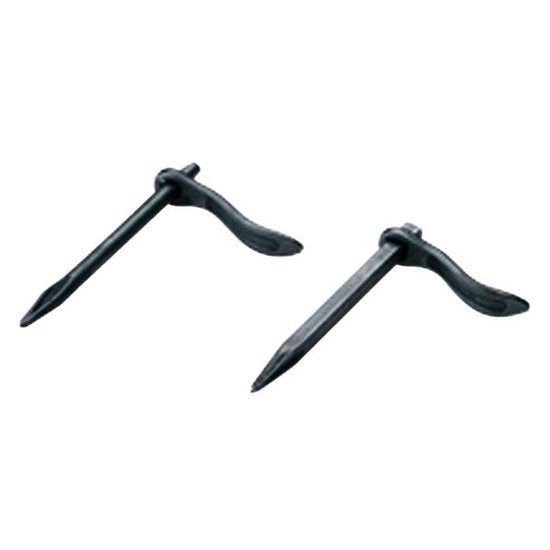 Crochet à plâtre Toolland, 2 pièces, noir, 200 mm