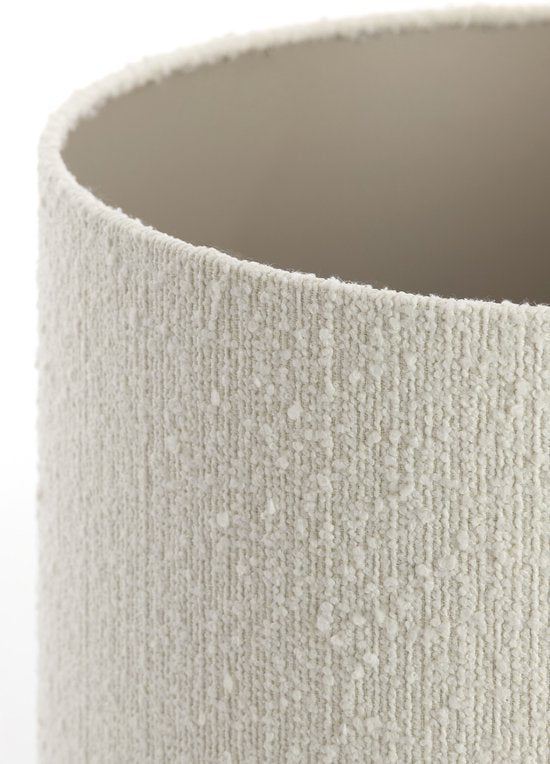 Light & Living - abat-jour - Bolero - blanc - tissu - Ø 50 cm - E27 - 2250205