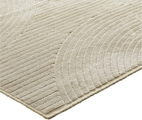 Tapis Flat de fonQ - Beige - Rectangulaire - 200 x 300 cm - Japandi