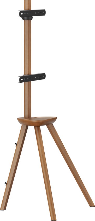 VDD TV Stand - Floor Stand - Studio Tripod - Easel Design - Up to 65 inches - Brown