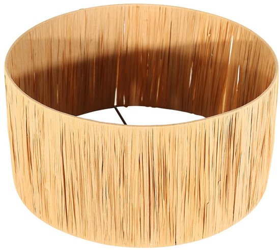 Abat-jour K1068CS de Steinhauer - Jonc de mer naturel, ⌀40 cm, design tendance pour l'intérieur, culot E27, idéal pour toutes les lampes et tous les intérieurs.