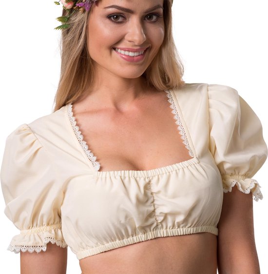 Dressforfun Dirndl blouse Anni M - déguisement costume halloween déguisement carnaval déguisement carnaval déguisement carnaval - 303046
