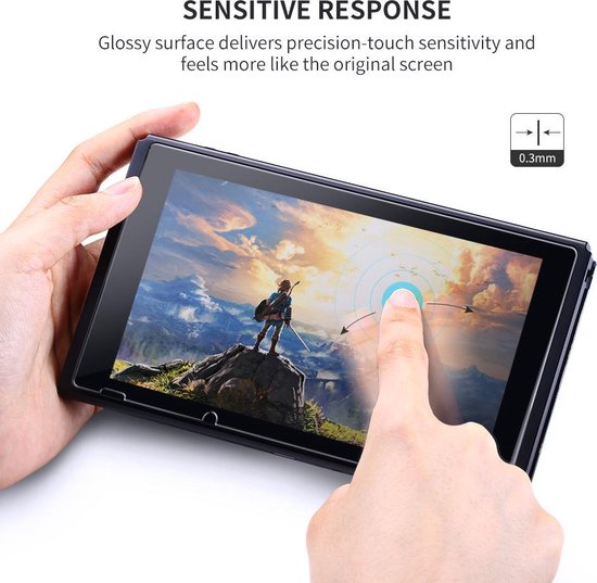 Protection d'écran - UGreen - adapté à la Nintendo Switch - Verre trempé 2-Pack - Duopack