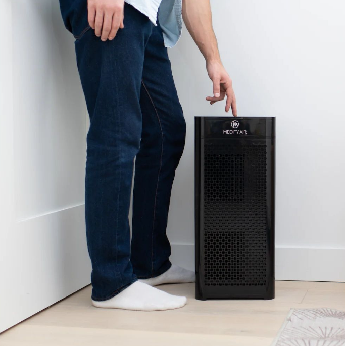 Medify MA-40 Purificateur d'air avec filtre H13 True HEPA Noir