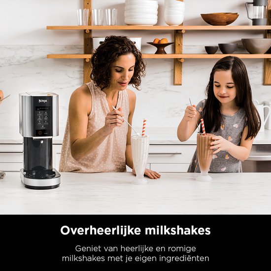 Ninja Creami - Machine à glaces 7-en-1 - Pour glaces, milkshakes, smoothie bowls et bien plus encore - Foodi - NC300EU