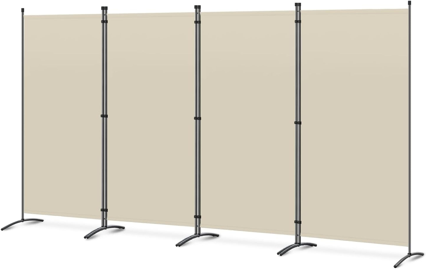 Angel Living Paravent - 4 Panneaux - 324 x 169 cm - Beige