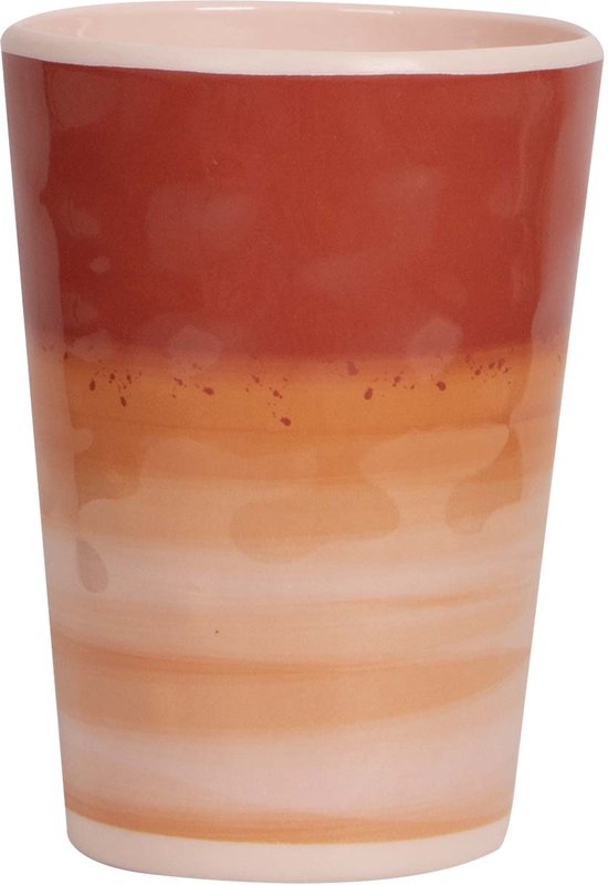 Bo-Camp - Tasse - Halo - 400 ml - Lot de 4 - Mélamine - Terra