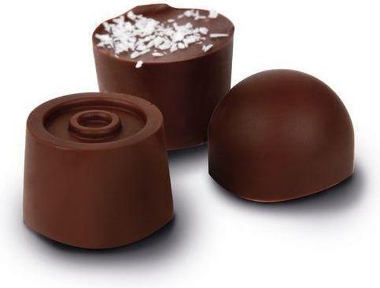 Boska Choco Bonbon DIY Set - Réalisez vos propres bonbons - Moule en silicone - Noir