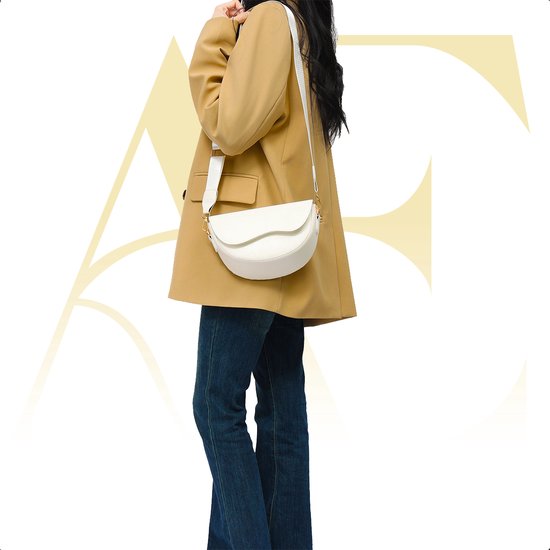 Sac à main pour dames - Pochettes pour dames - Sac à bandoulière pour dames - Pochette - Sac à bandoulière - Sac de soirée - Blanc