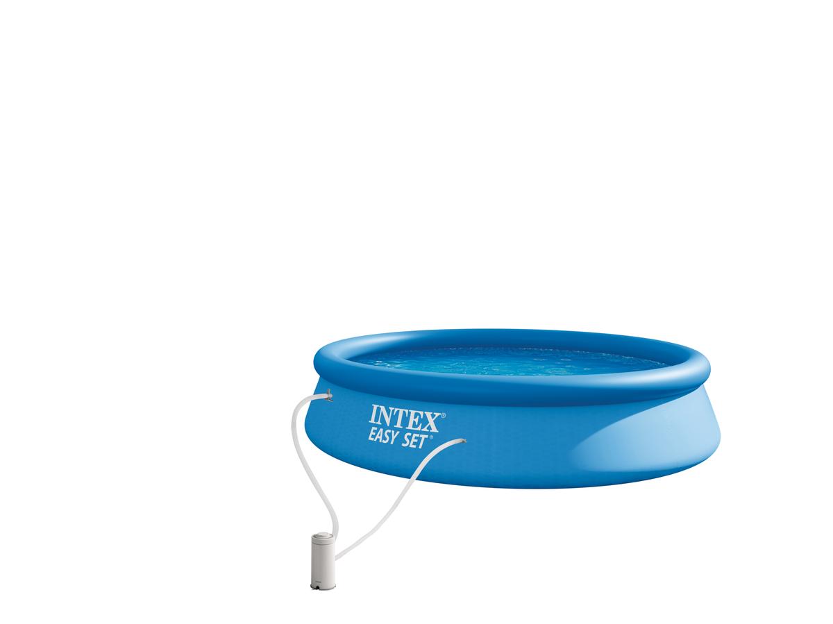 Piscine Intex Easy Set - Pompe de filtration incluse - Dimensions : 366 x 76 cm