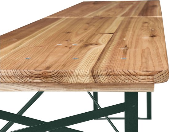Table à bière en bois / Banc à bière Passau - 3 pièces - Pliable