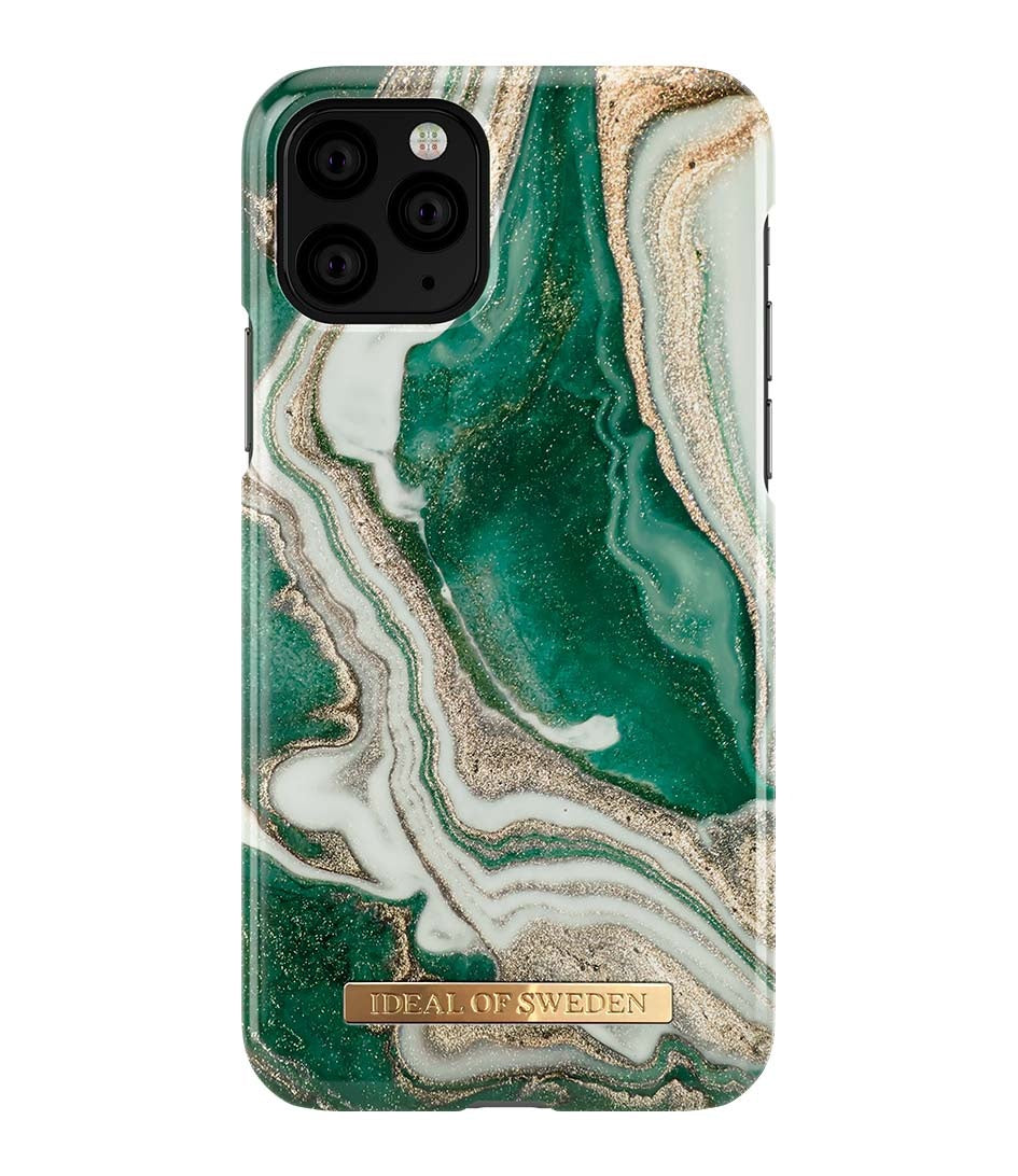 iDeal of Sweden iPhone 11 Pro Coque arrière - Golden Jade Marble