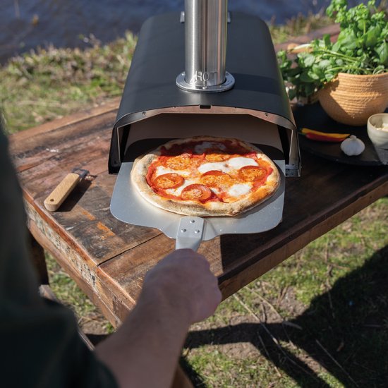 BOSKA Pizza Oven Pro Pellet - Fours à pizza - Four à pizza d'extérieur - Pour pizza et pain - Pierre à pizza incluse