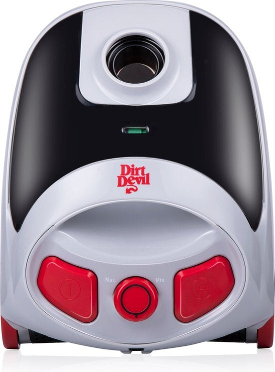 Aspirateur Dirt Devil avec sac DD2001 - Filtre HEPA 10 - 2 accessoires - 800W - Gris/Rouge